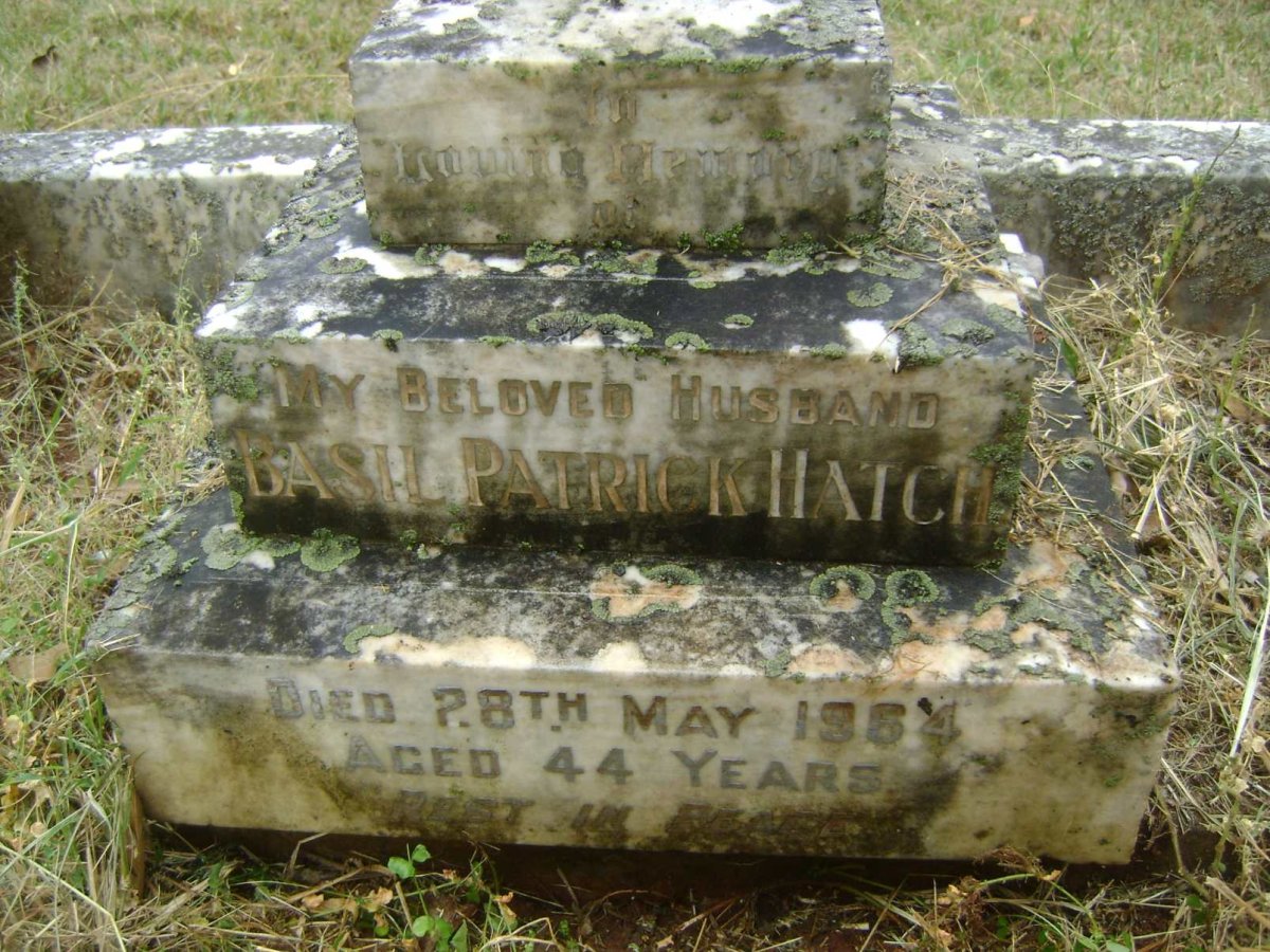 HATCH Basil Patrick -1954