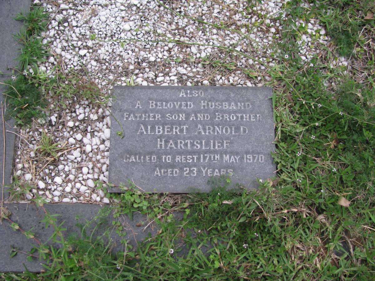 HARTSLIEF Albert Arnold -1970