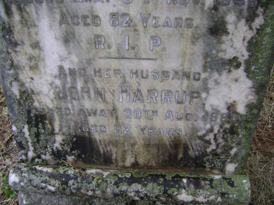 HARRUP John 1980 &amp; Alice -1946