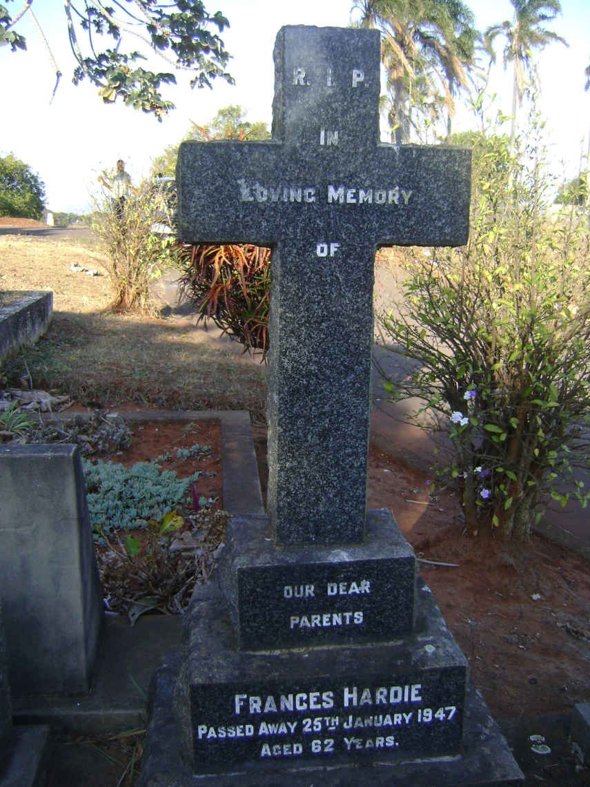 HARDIE Richard Ernest -1955 &amp; Frances -1947