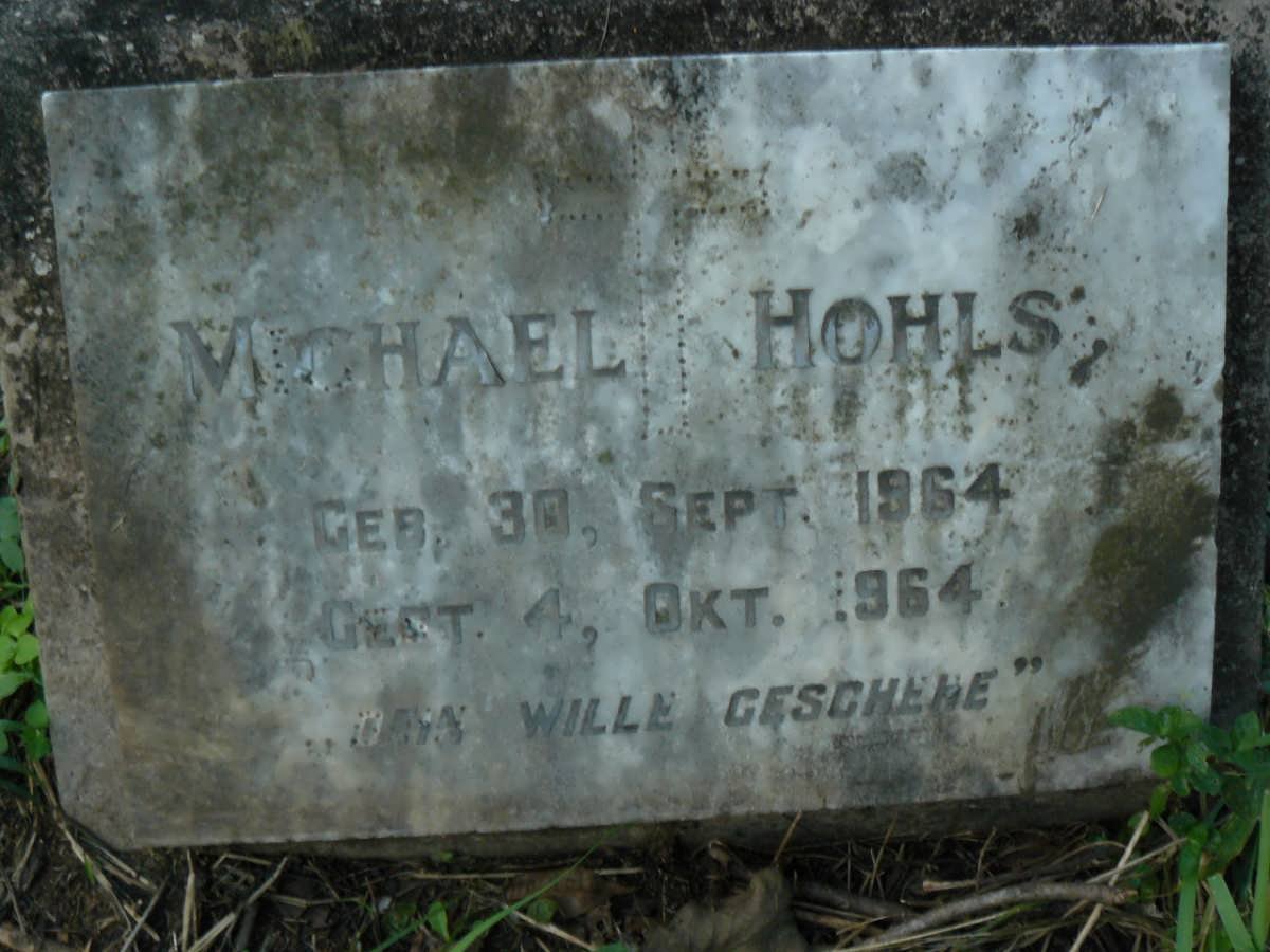 HOHLS Michael 1964-1964