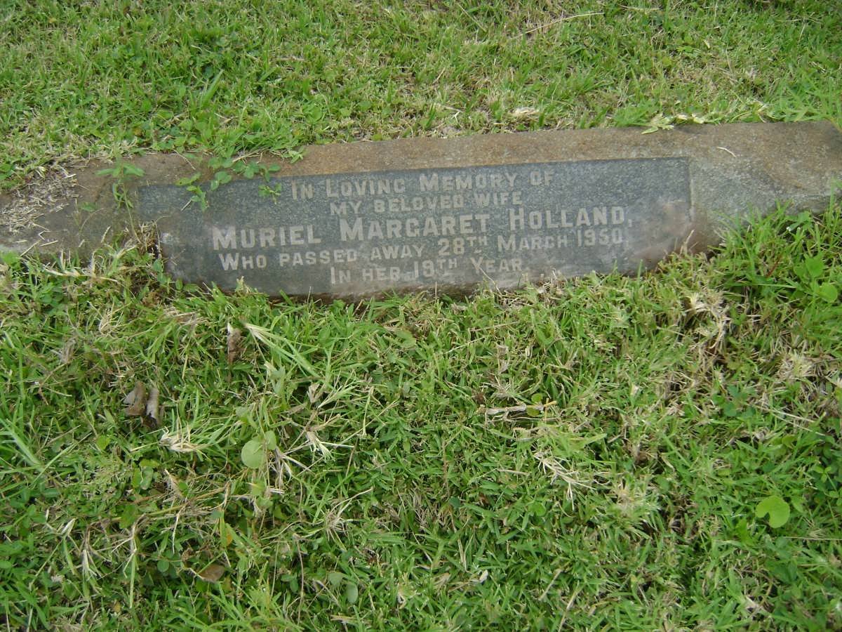 HOLLAND Muriel Margaret -1950