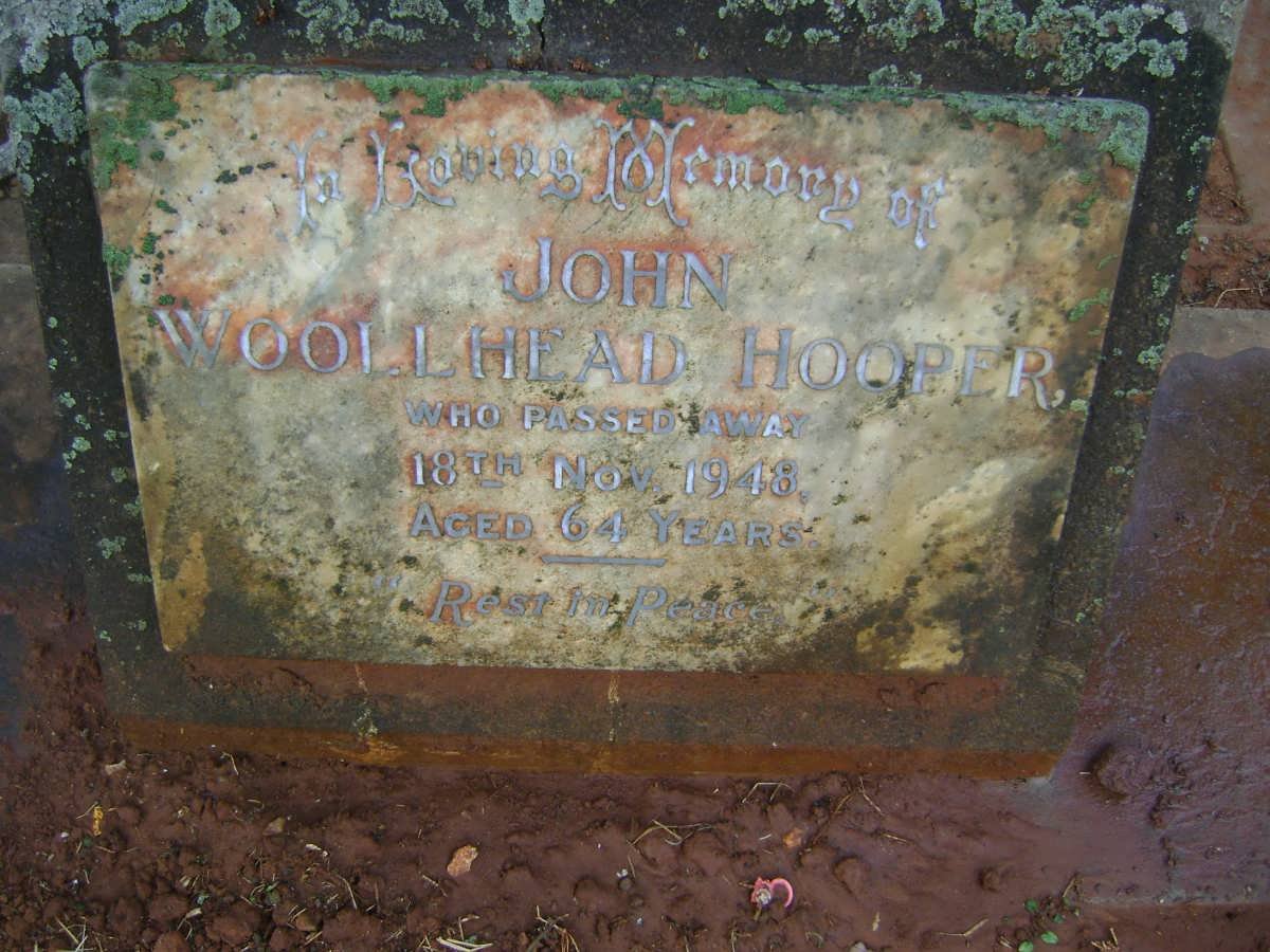 HOOPER John Woollhead -1948