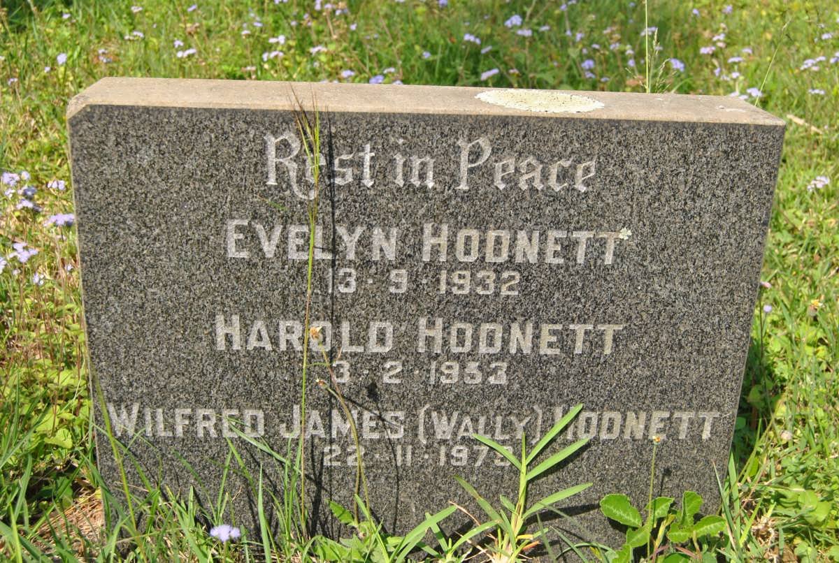 HODNETT Harold -1953 &amp; Evelyn -1932 :: HODNETT Wilfred James -1979
