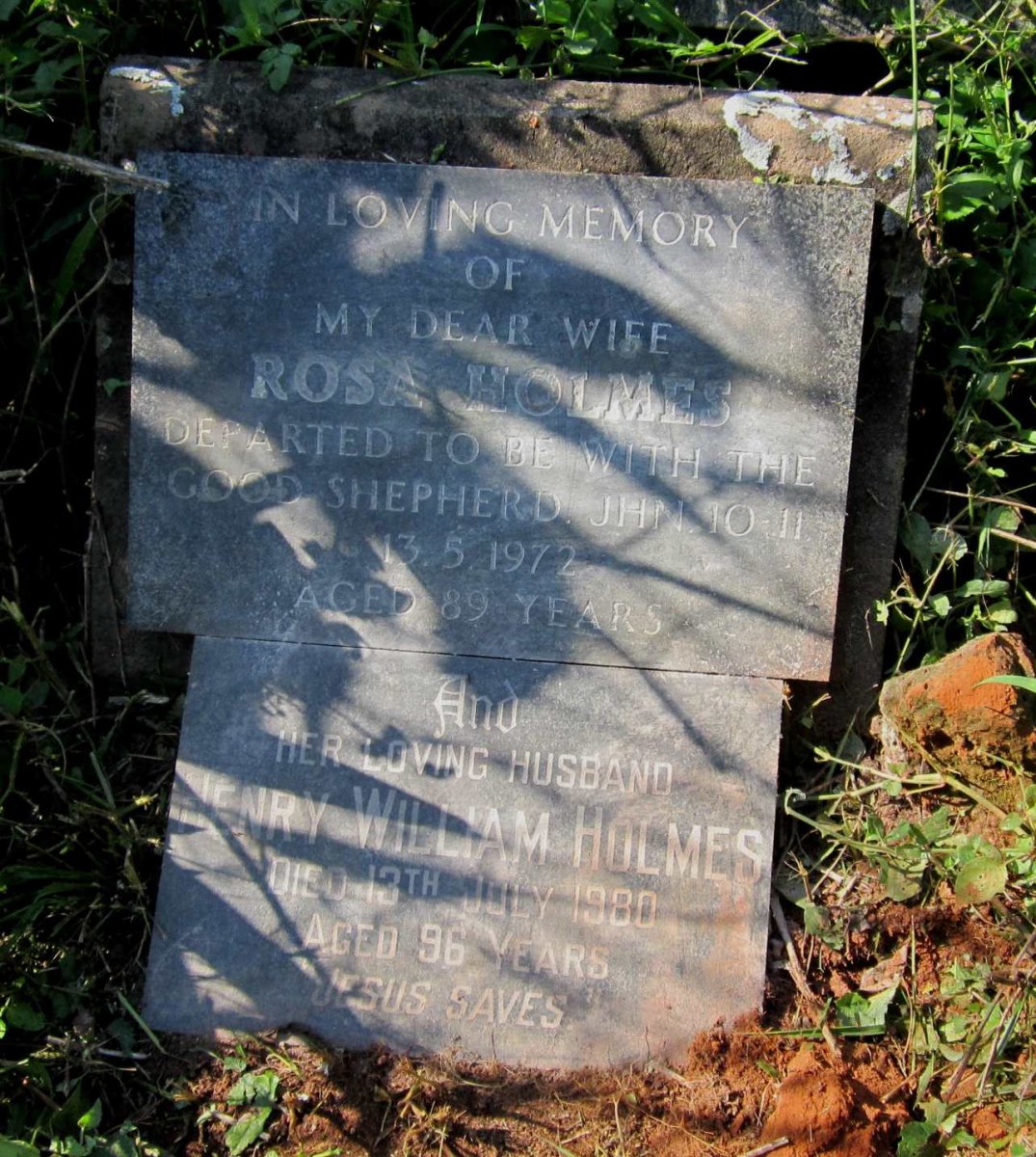 HOLMES Henry William -1980 &amp; Rosa -1972