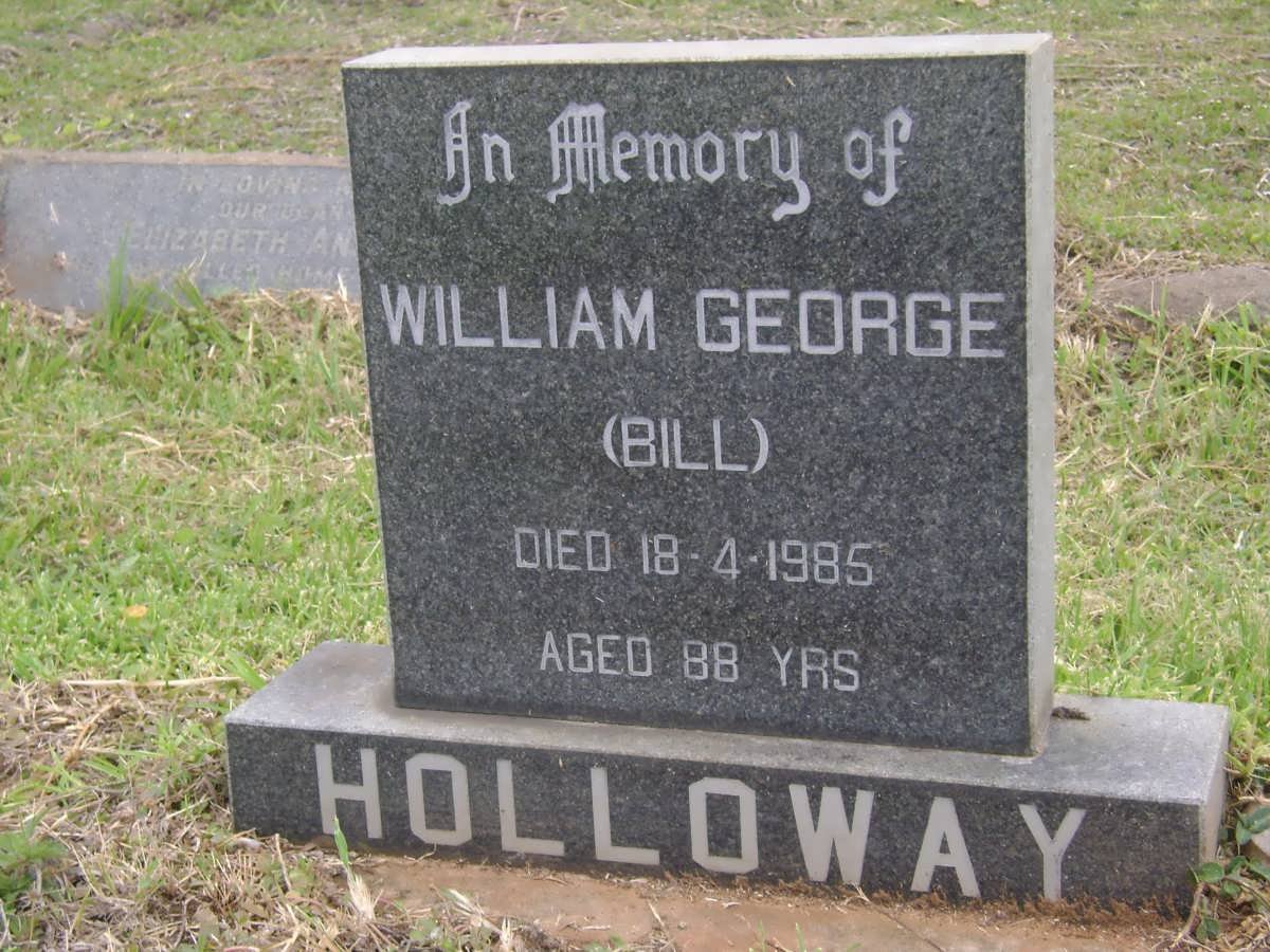 HOLLOWAY William George -1985