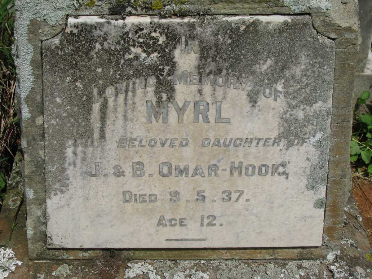 HOOK Myrl, Omar -1937