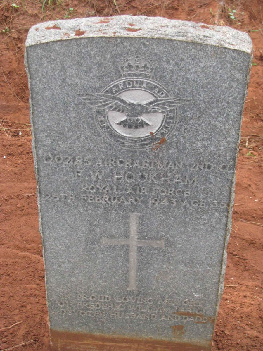 HOOKHAM Frederick William -1943