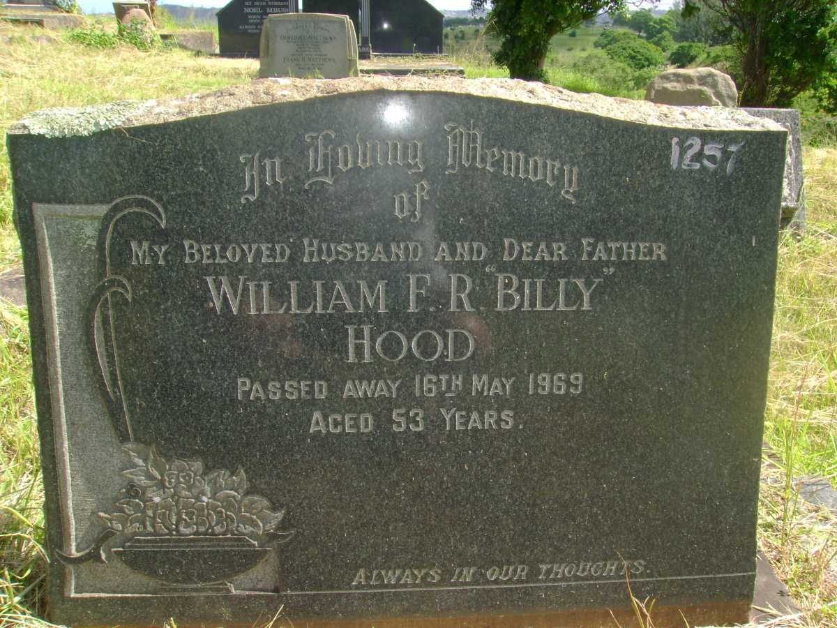 HOOD William F.R. -1969