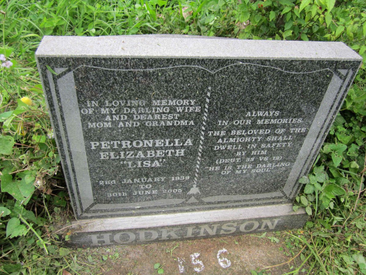 HODKINSON Petronella Elizabeth 1939-2005