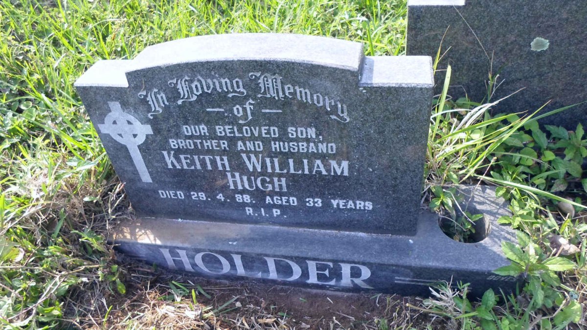 HOLDER Keith William Hugh -1988