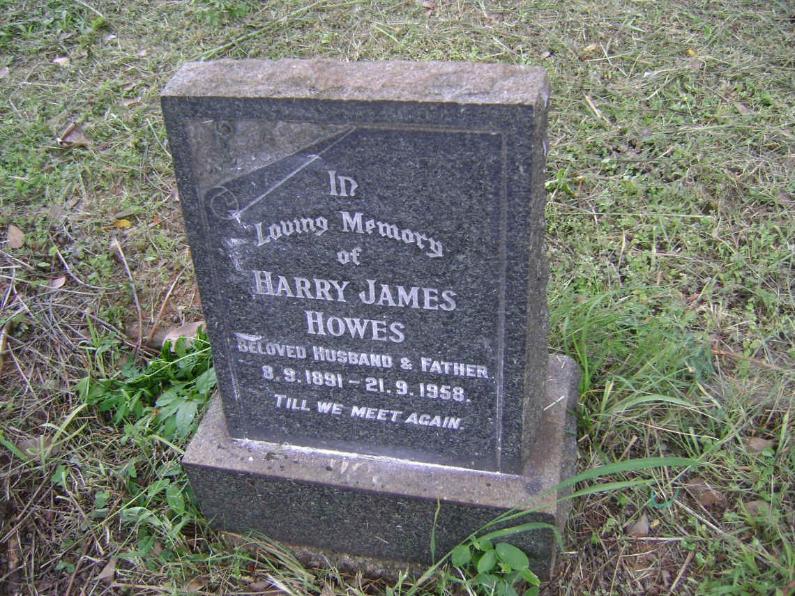 HOWES Harry James 1891-1958
