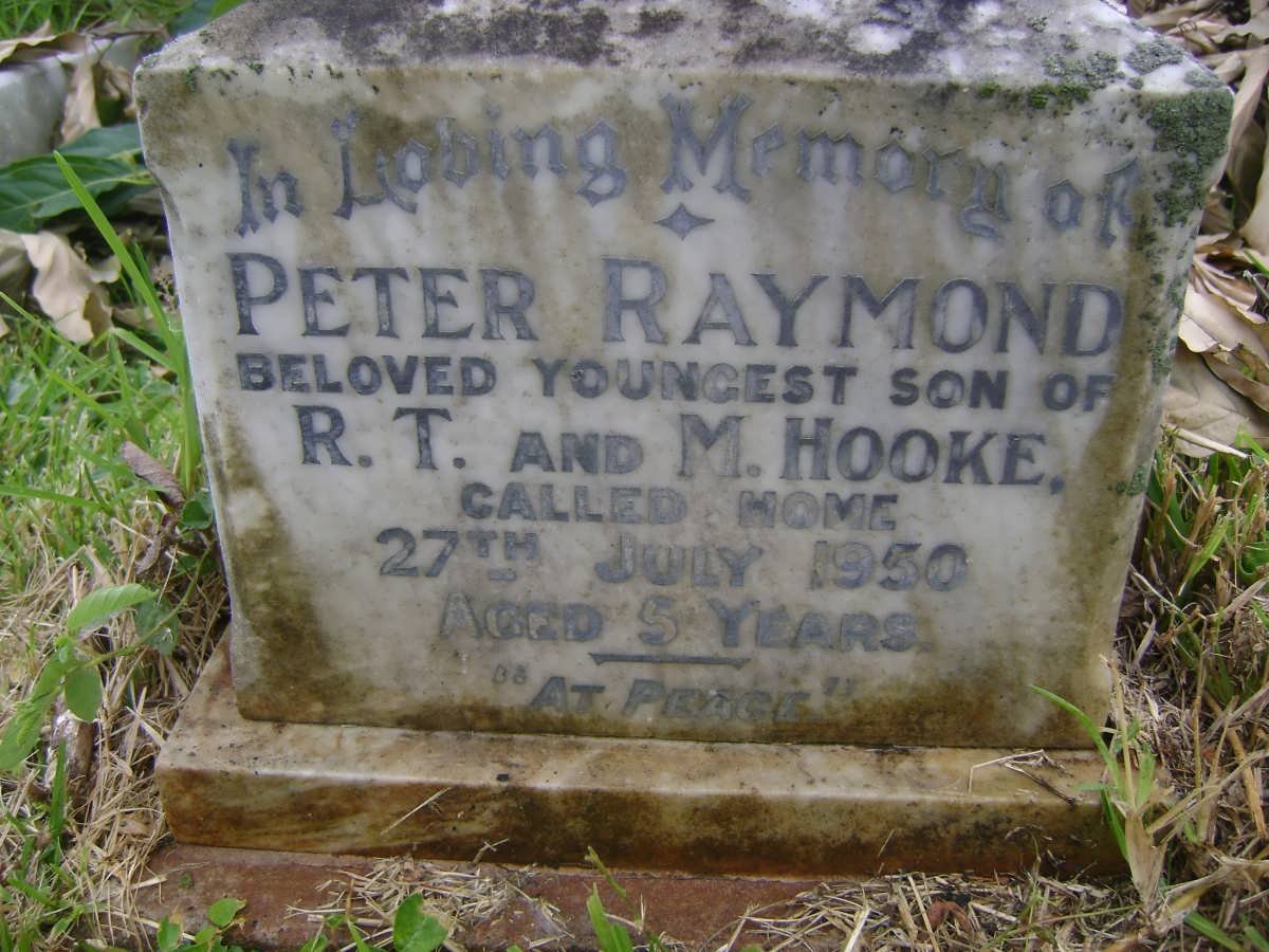 HOOKE Peter Raymond -1950