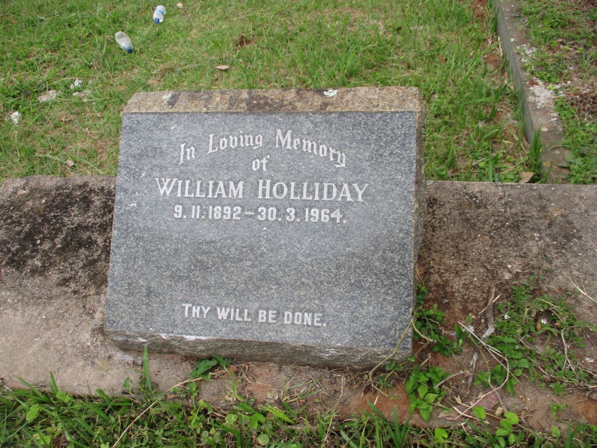 HOLLIDAY William 1892-1964
