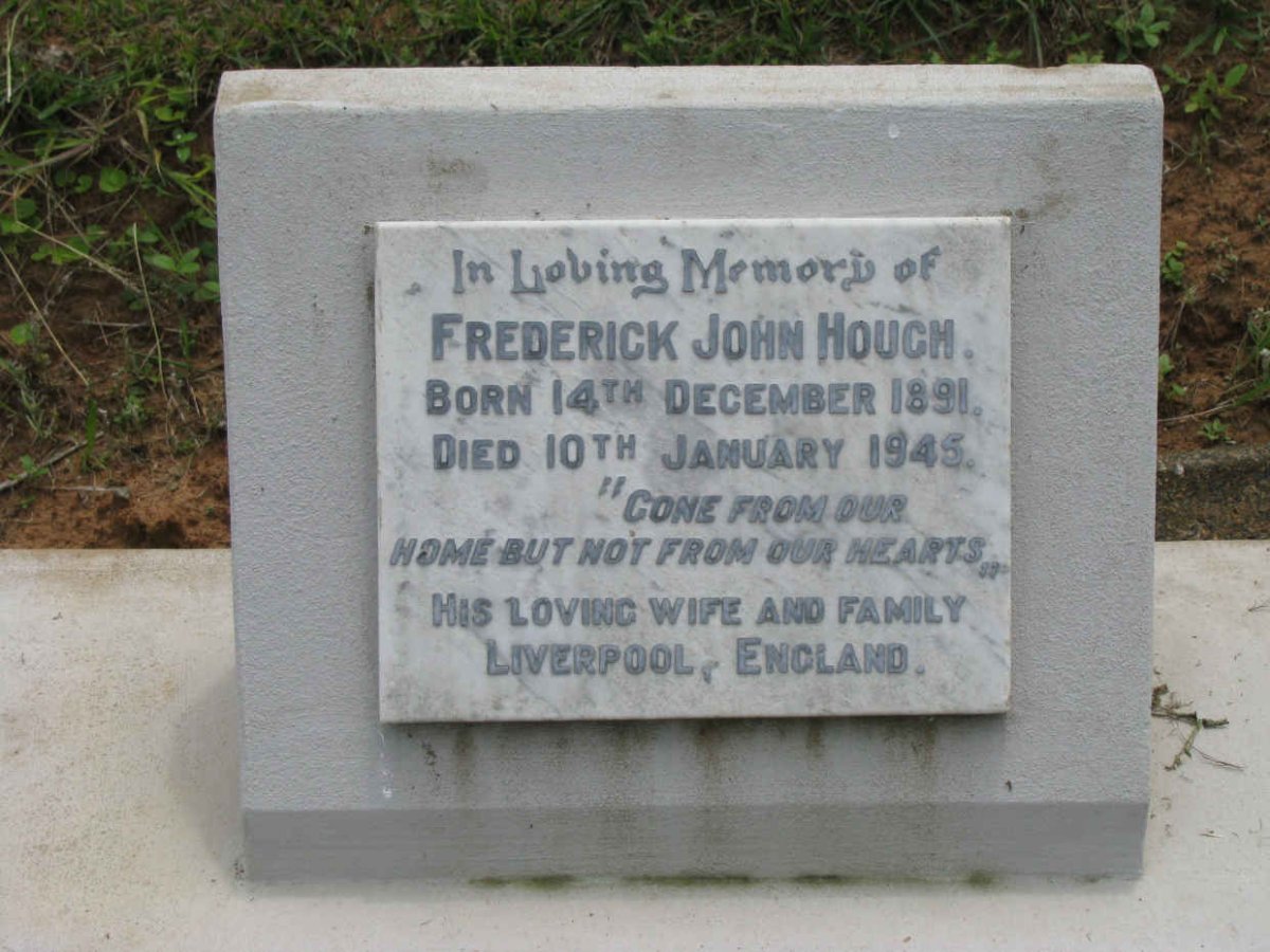 HOUGH Frederick John 1891-1945
