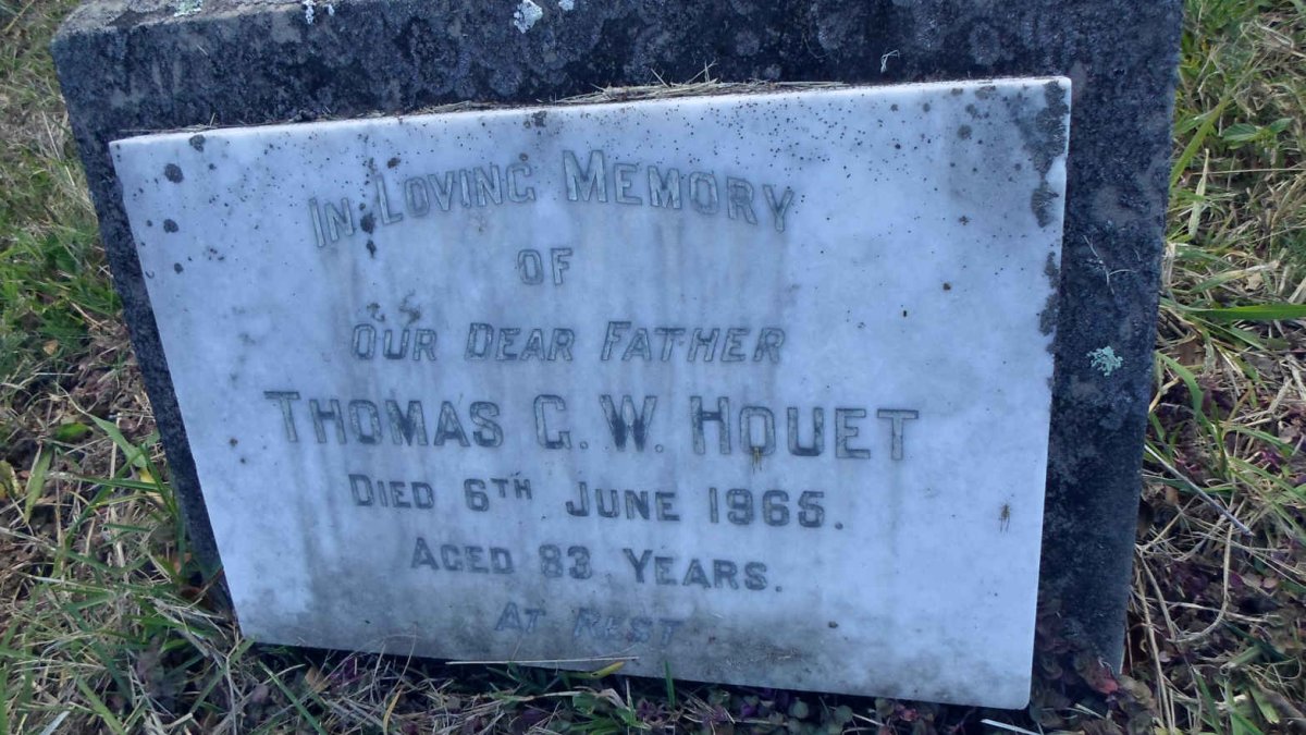 HOUET Thomas G.W. -1965