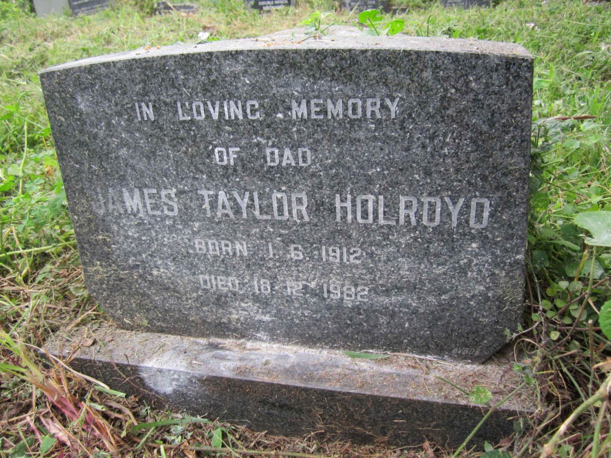 HOLROYD James Taylor 1912-1982