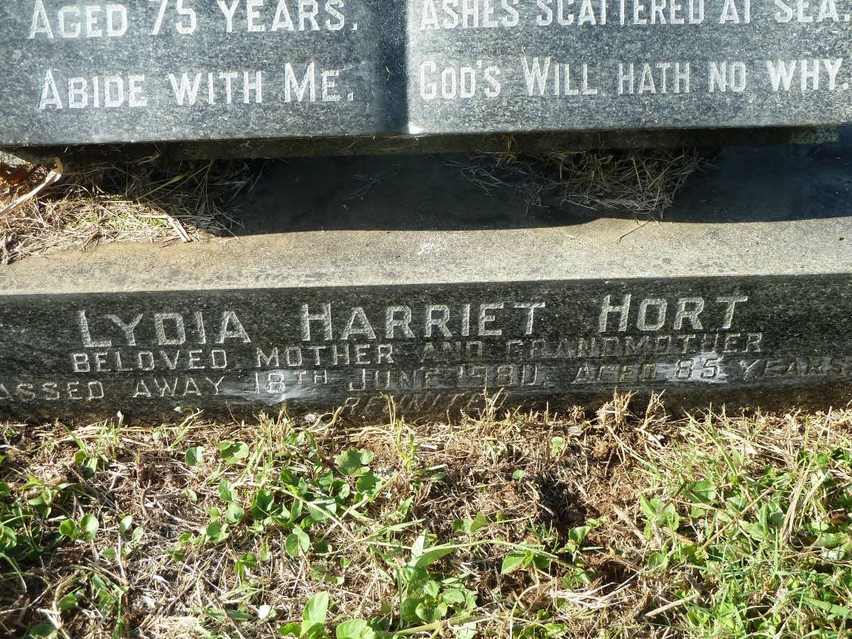 HORT Archibald -1964 &amp; Lydia Harriet -1980 :: BRYCE Errol John 1944-1966