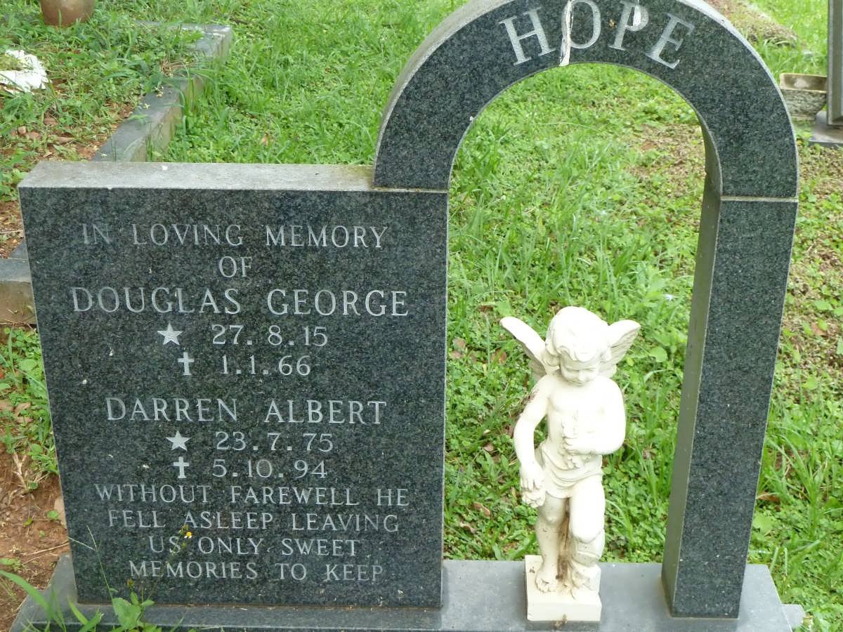 HOPE Douglas George 1915-1966 :: HOPE Darren Albert 1975-1994