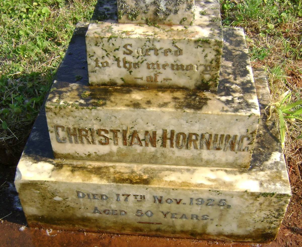 HORNUNG Christiaan -1925
