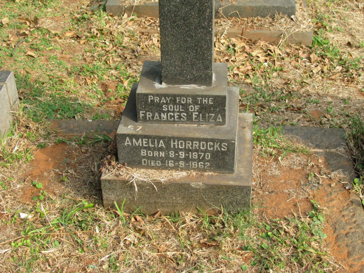 HORROCKS Frances Eliza Amelia 1870-1962