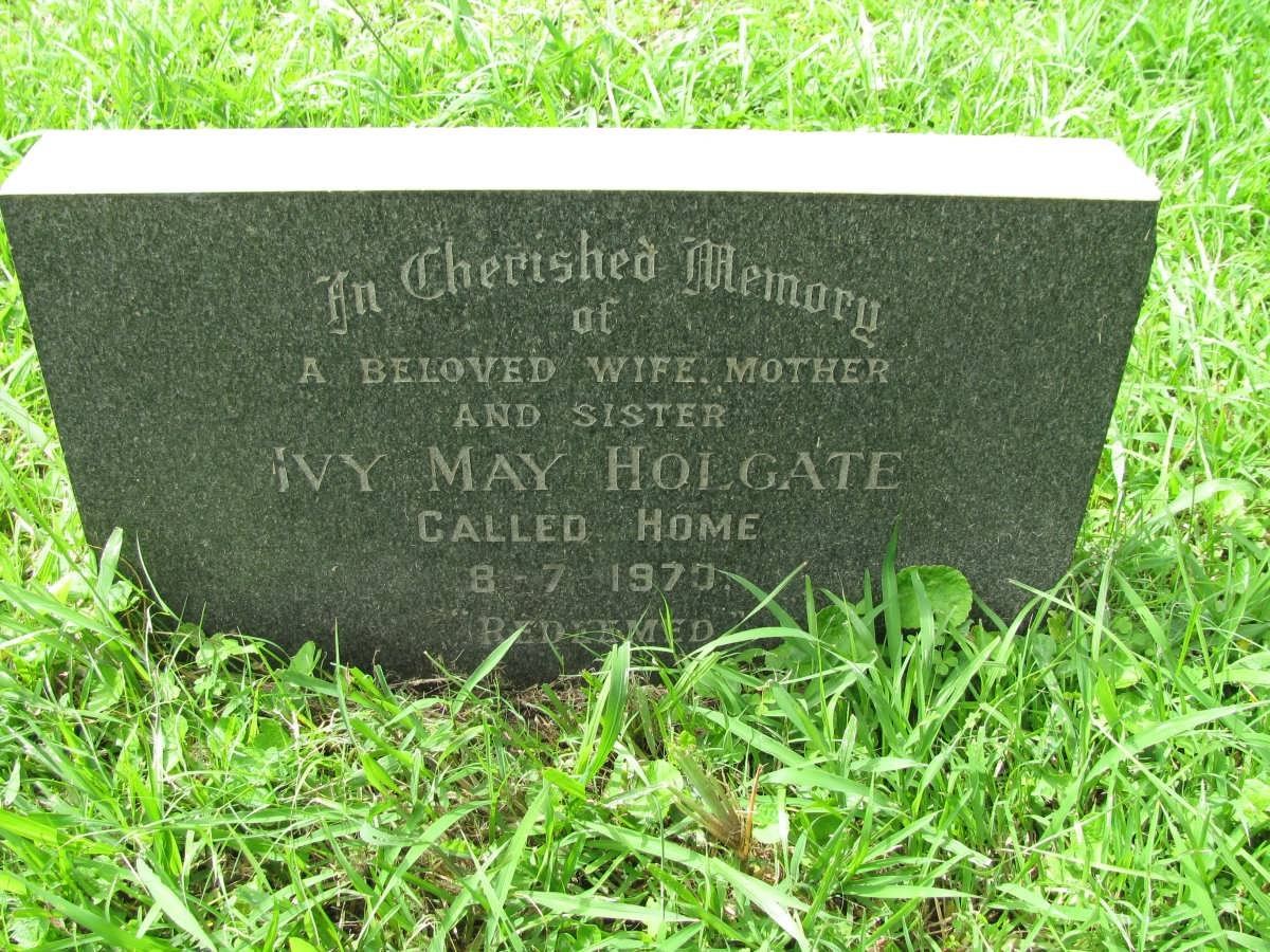 HOLGATE Ivy May -1970