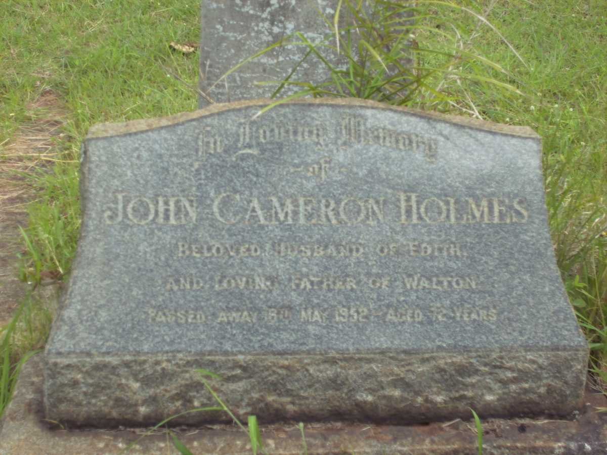 HOLMES John Cameron -1952
