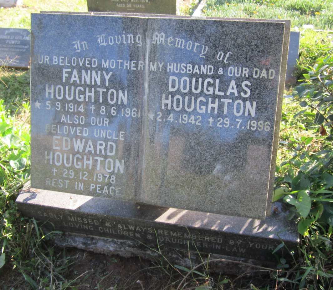 HOUGHTON Fanny 1914-1961 :: HOUGHTON Douglas 1942-1996 :: HOUGHTON Edward -1978
