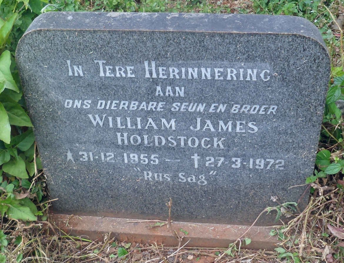 HOLDSTOCK William James 1955-1972