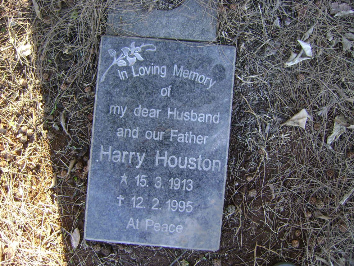 HOUSTON Harry 1913-1995