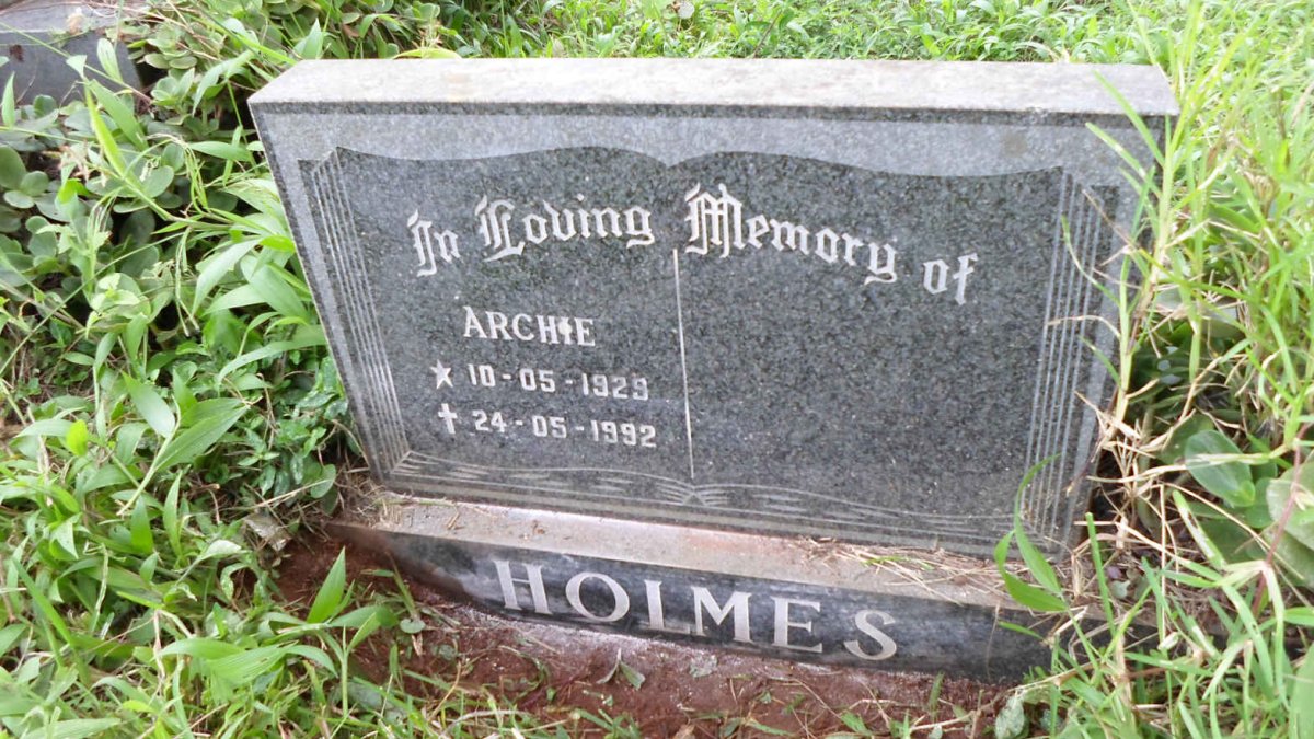 HOLMES Archie 1929-1992