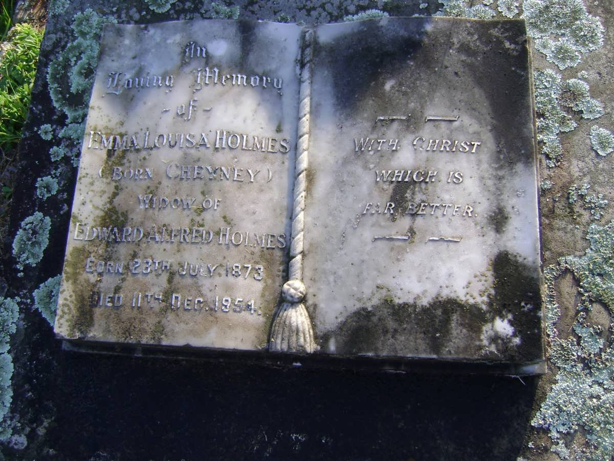 HOLMES Emma Louisa nee CHEYNEY 1873-1954