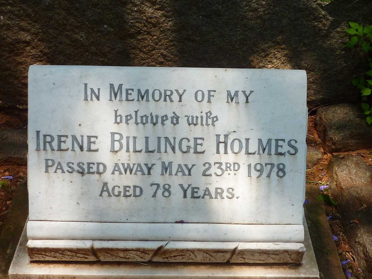 HOLMES Irene Billinge -1978