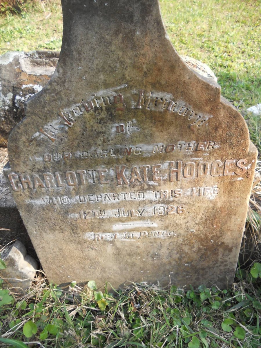 HODGES Charlotte Kate -1926