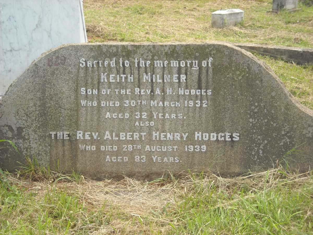 HODGES Keith Milner -1932 :: HODGES Albert Henry -1939