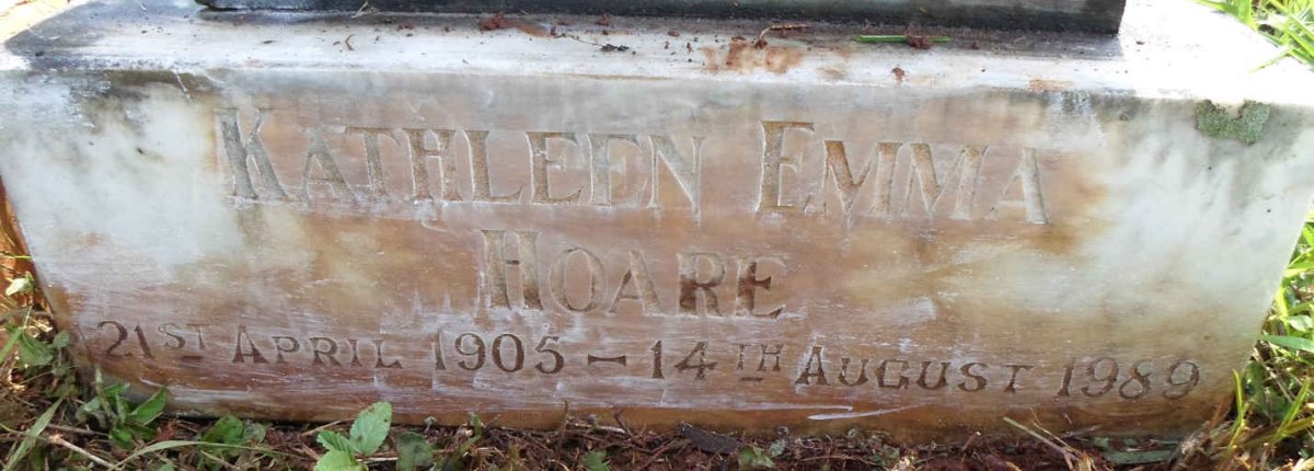 HOARE Kathleen Emma 1905-1989
