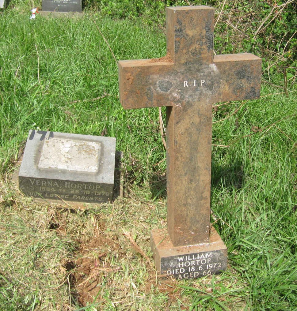 HORTOP William  -1972 &amp; Verna 1904-1976