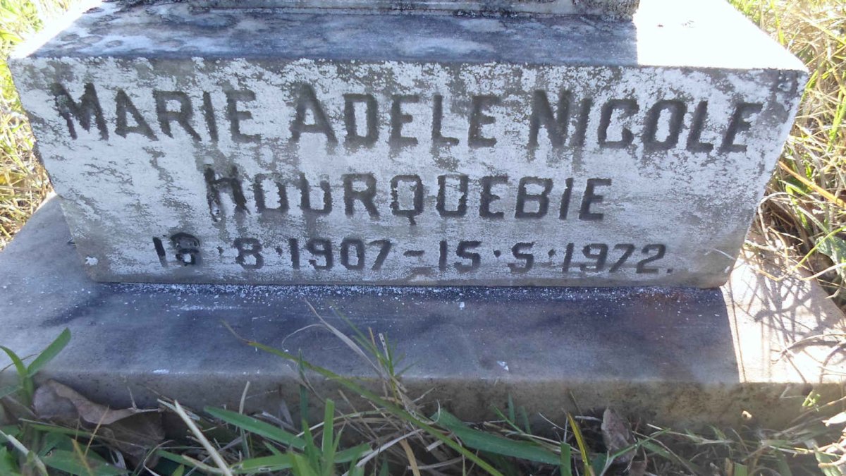 HOURQUEBIE Marie Adele Nicole 1907-1972