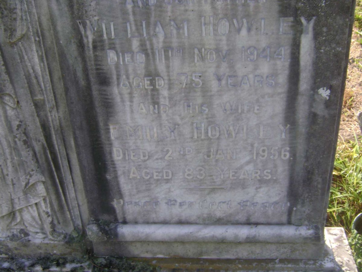 HOWLEY William -1944 &amp; Emily -1956
