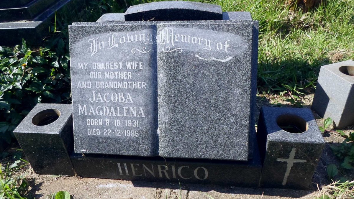 HENRICO Jacoba Magdalena 1931-1986