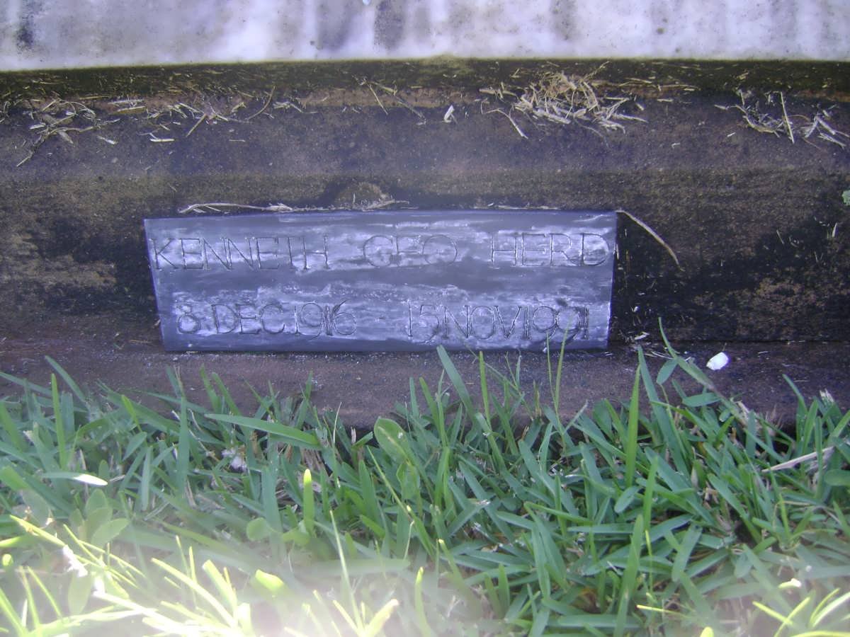 HERD Kenneth Geo 1916-1991