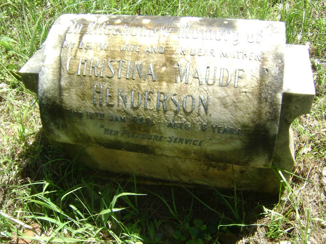 HENDERSON Christina Maude -1949
