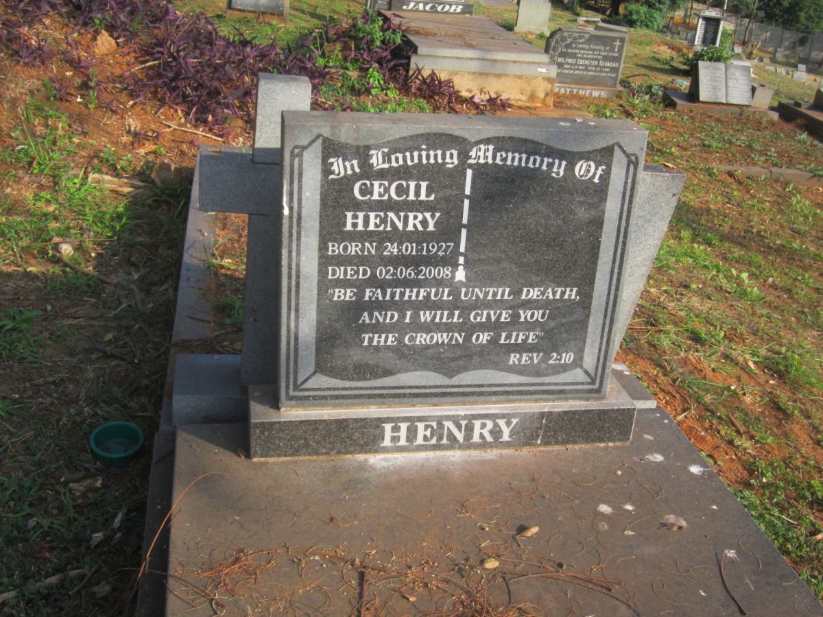 HENRY Cecil 1927-2008