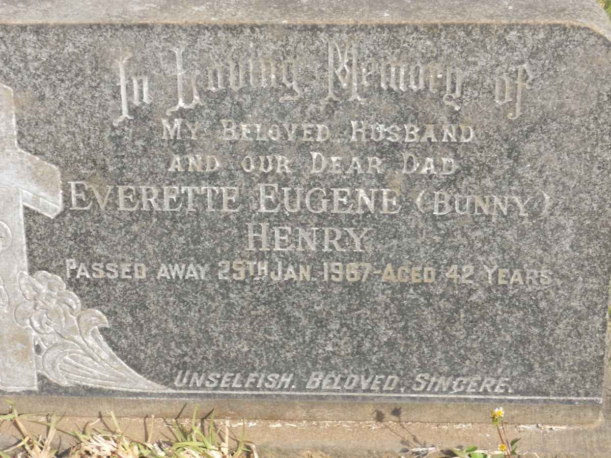 HENRY Everette Eugene -1967