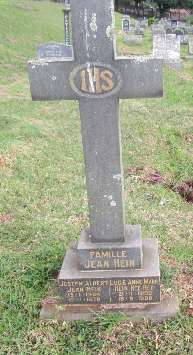 HEIN Joseph Albert Jean 1904-1978 &amp; Lucie Anne Marie REY 1908-1988