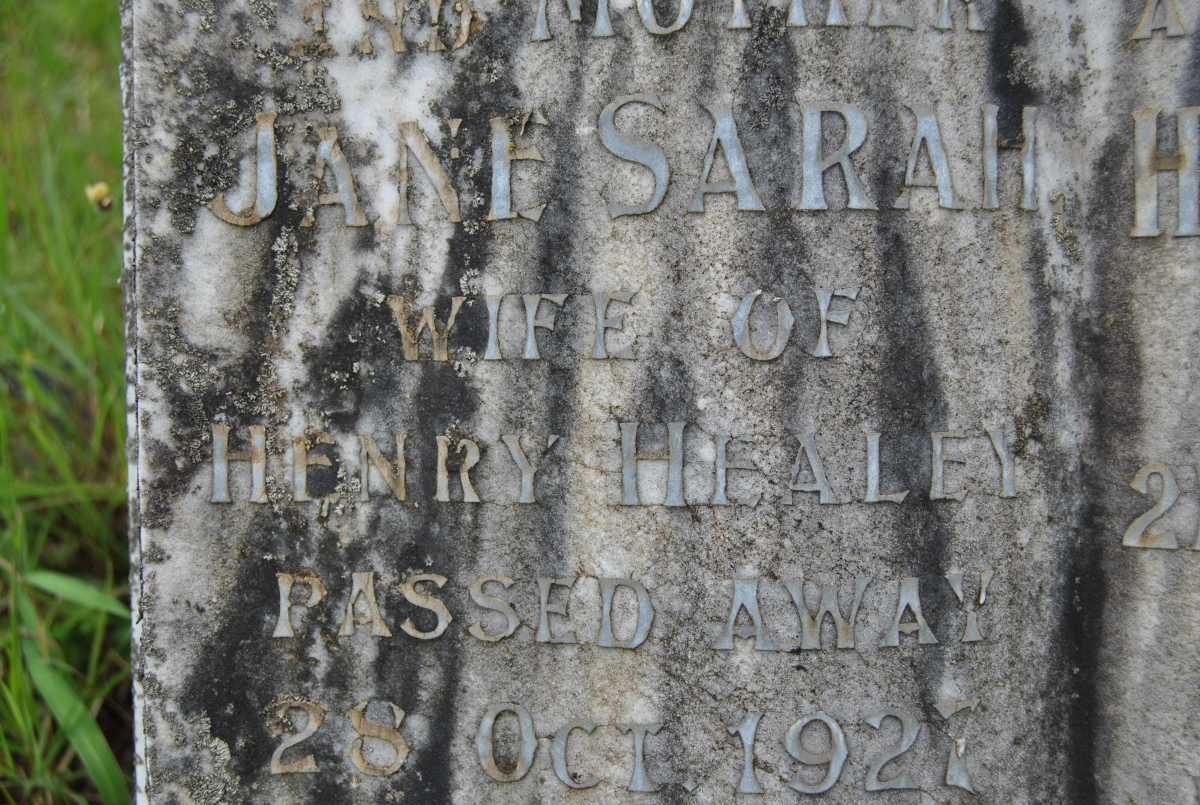 HEALEY Henry 1859-1941 &amp; Jane Sarah -1927