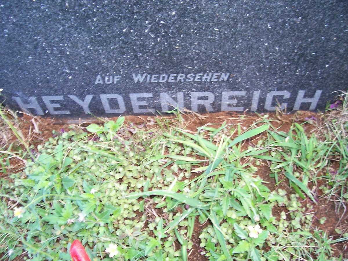 HEYDENREICH Theunis Johannes Pieter 1915-1972 &amp; Elizabeth M.M.V. 1906-1980