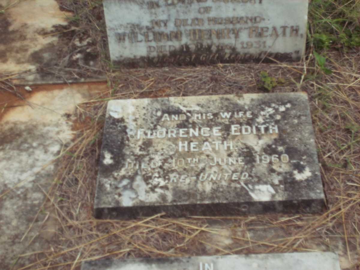 HEATH William Henry -1931 &amp; Florence Edith -1960 :: HEATH Olive Edith -1941 :: Hattie May -1914