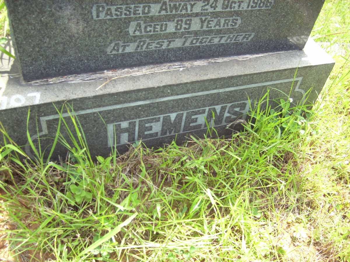 HEMENS Frans Ernest -1949 &amp; Maria Louisa Franciska -1986