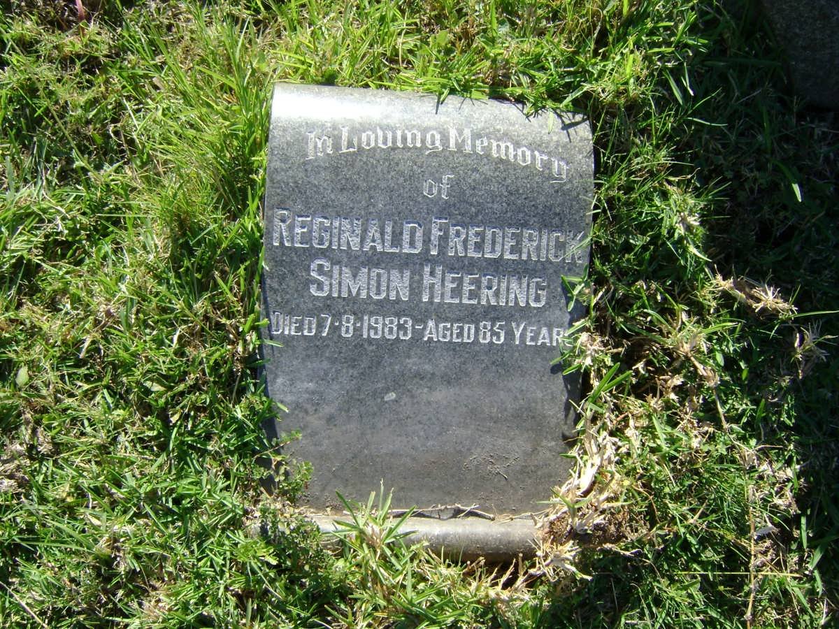 HEERING Reginald Frederick Simon -1983
